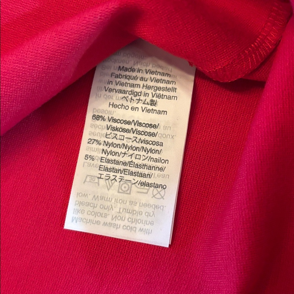 J. Crew Vibrant Red Knit Long Sleeve Dress size 8 nwt special occasion - Picture 9 of 9